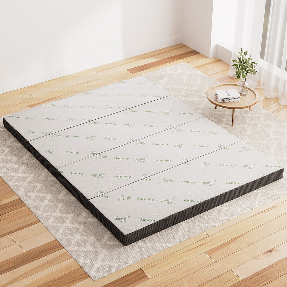 Pillows: Giselle Bedding Foldable Mattress Folding Foam Queen Bamboo