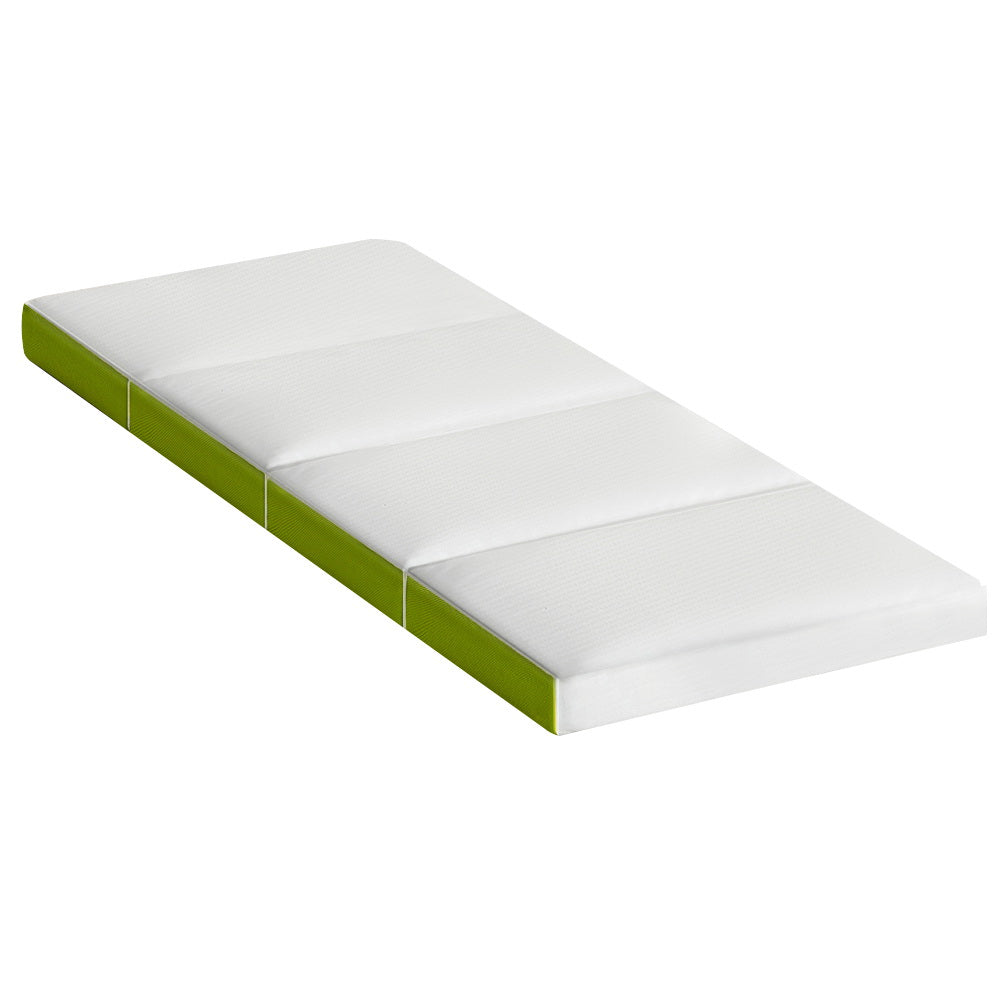 Pillows: Giselle Bedding Foldable Mattress Folding Foam Single Green