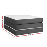 Single Mattress: Giselle Bedding Foldable Mattress Folding Foam Single Bamboo