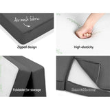 Single Mattress: Giselle Bedding Foldable Mattress Folding Foam Single Bamboo