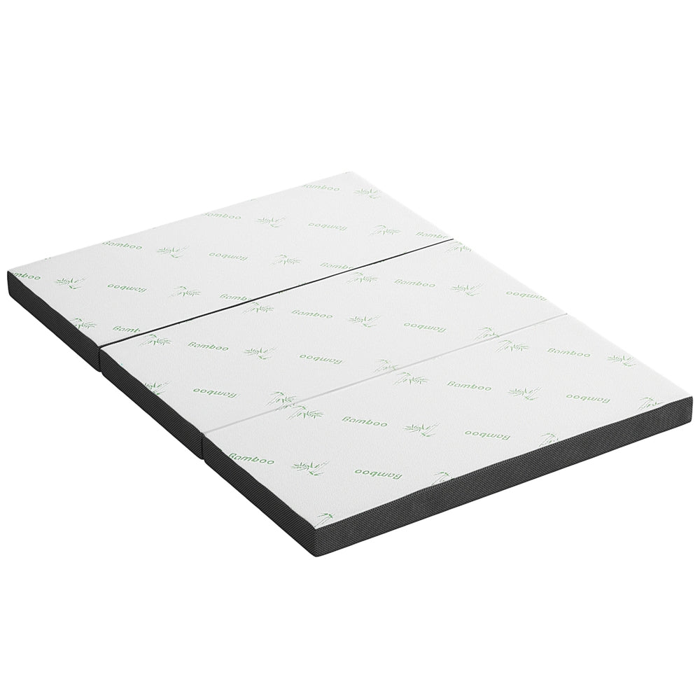 Garden Beds & Planters: Giselle Bedding Foldable Mattress Folding Foam Double Bamboo
