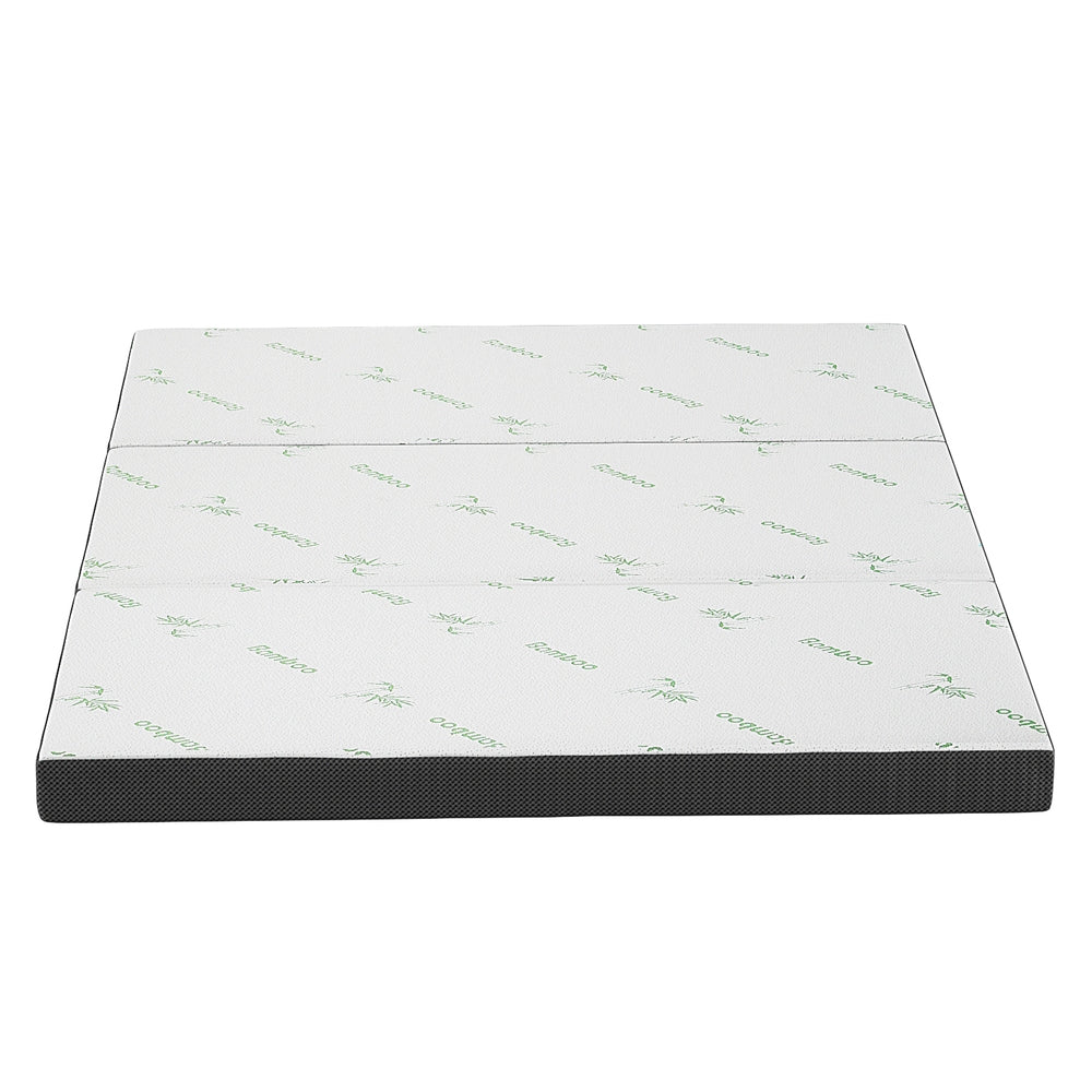 Garden Beds & Planters: Giselle Bedding Foldable Mattress Folding Foam Double Bamboo