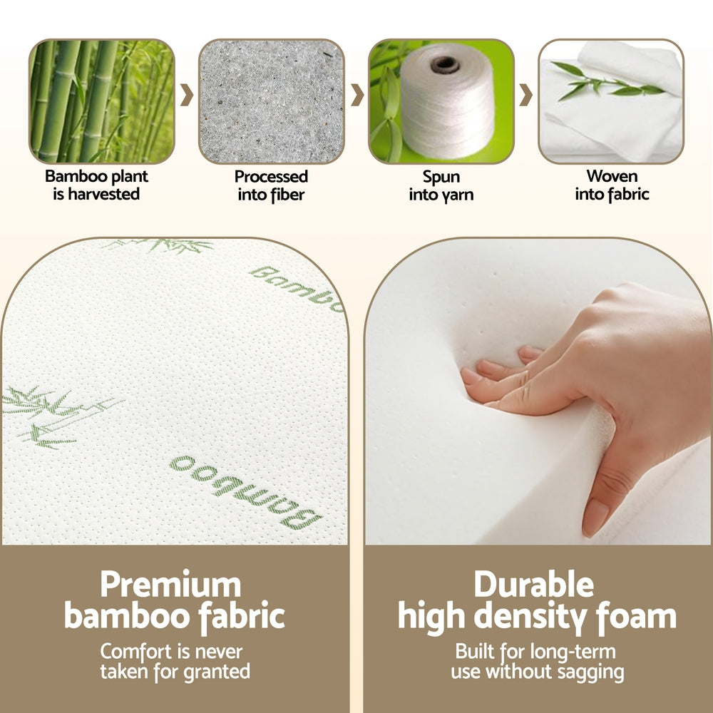 Queen Mattress: Giselle Foldable Mattress Folding Foam Mattresses Bamboo Queen
