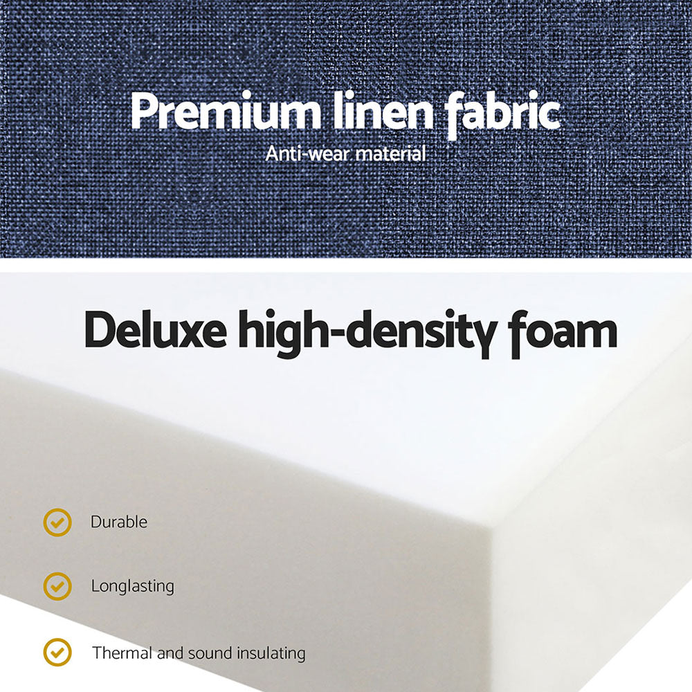 Single Mattress: Giselle Bedding Foldable Mattress Folding Foam Single Blue