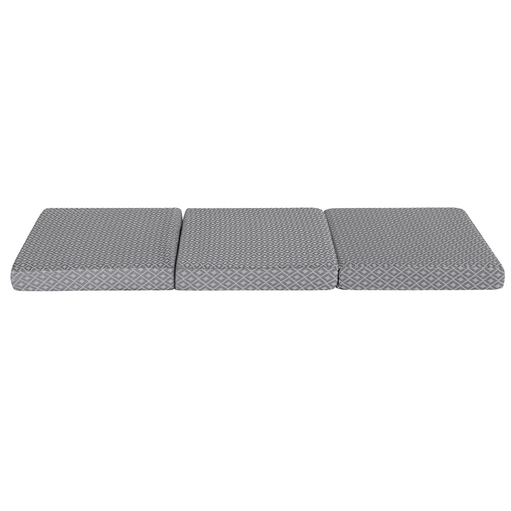 Single Mattress: Giselle Foldable Mattress Folding Sofa Bed Trifold Memory Foam Camping Cushion Mat