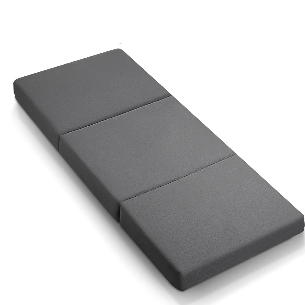 Sofas & Sofa Beds: Giselle Bedding Foldable Mattress Folding Foam Bed Single Grey
