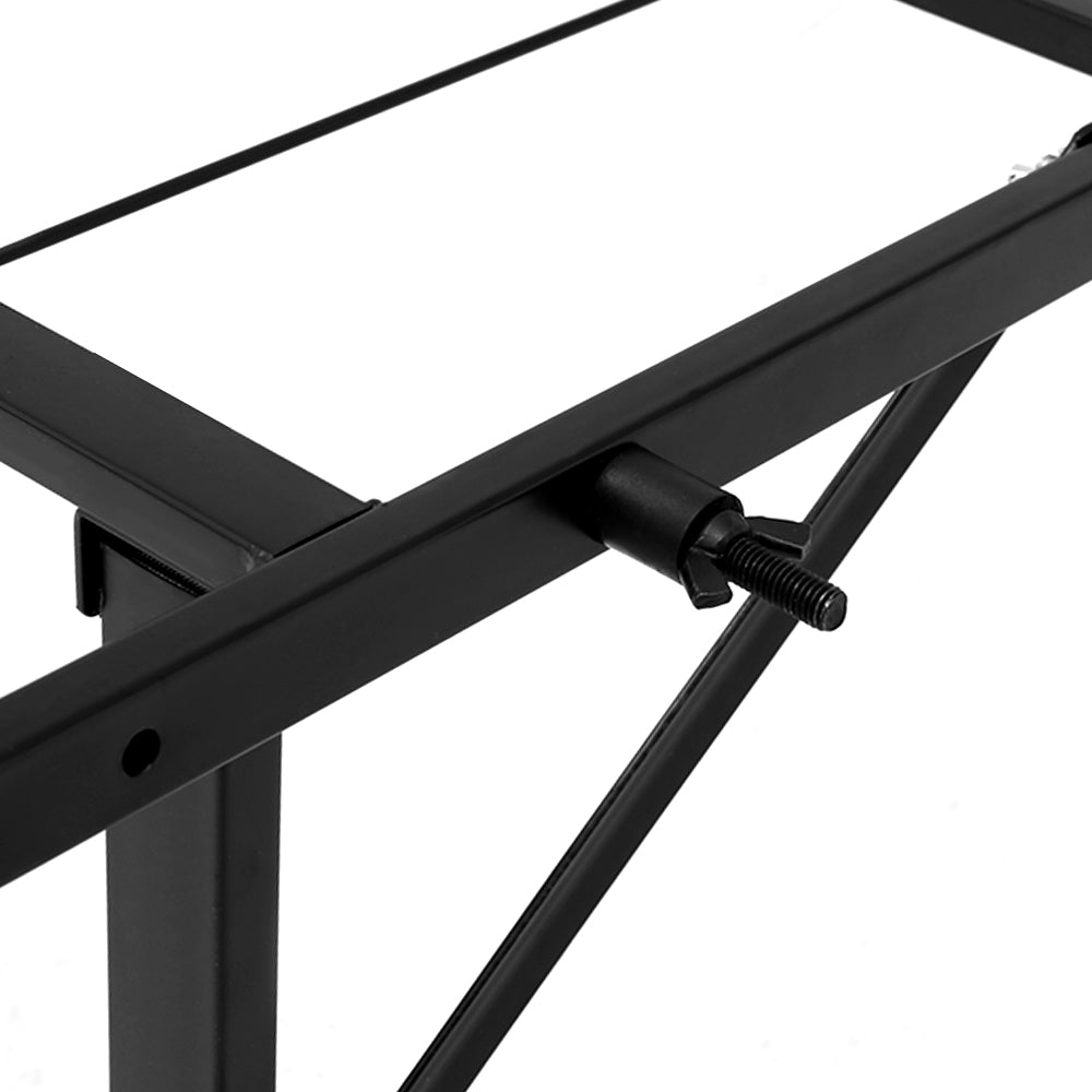 Beds & Bed Frames: Artiss Folding Bed Frame Metal Base - King Single