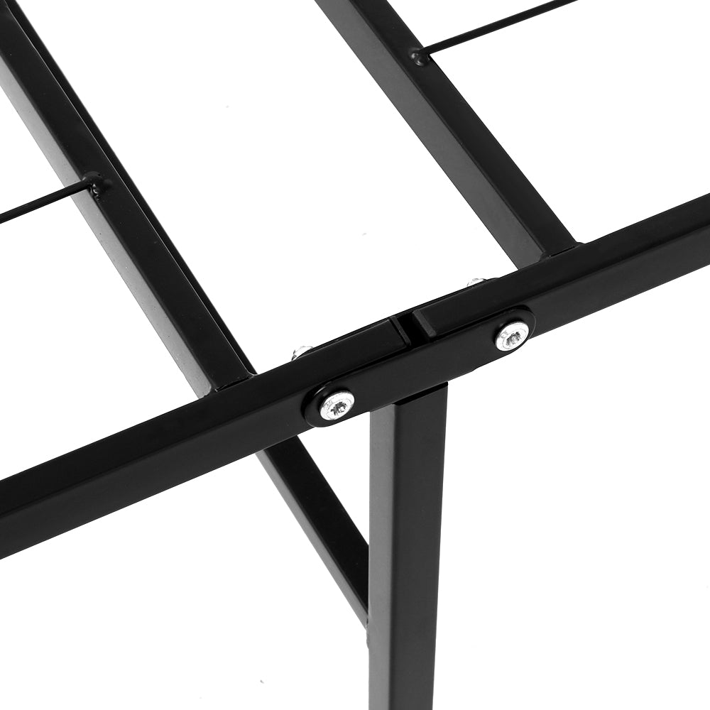 Beds & Bed Frames: Artiss Folding Bed Frame Metal Base - King Single