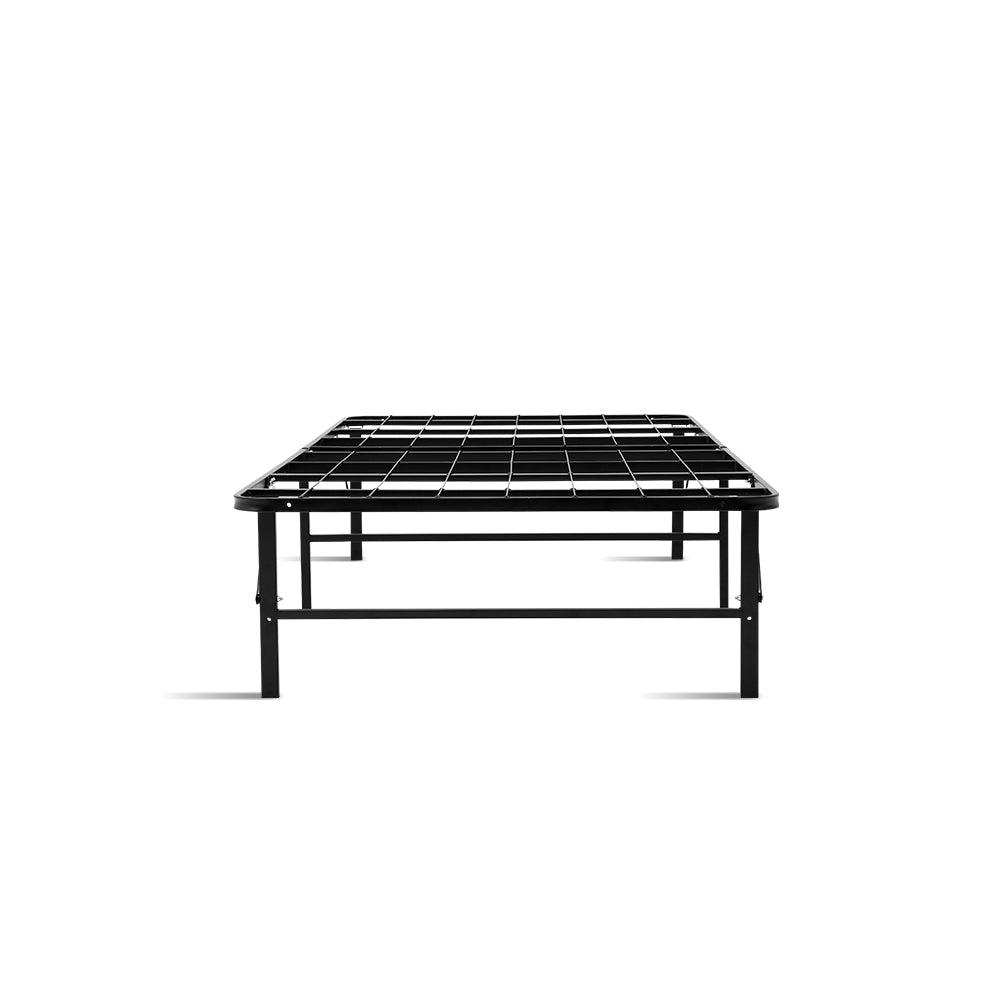 Beds & Bed Frames: Artiss Folding Bed Frame Metal Base - Single