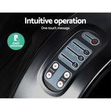 Massage Chairs: Livemor Foot Massager Shiatsu Massagers Electric Roller Kneading Leg Black