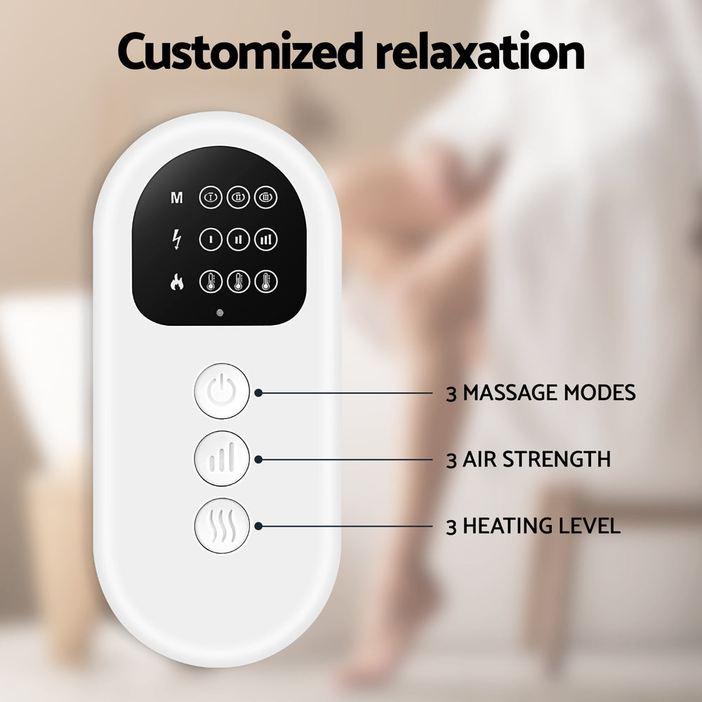 Massagers: Livemor Leg Massager Heated Air Compression Calf Relaxation