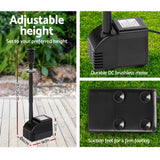 Fountain & Ponds Accessories: Gardeon Solar Pond Pump Submersible Water Fountain Kit 6.6FT