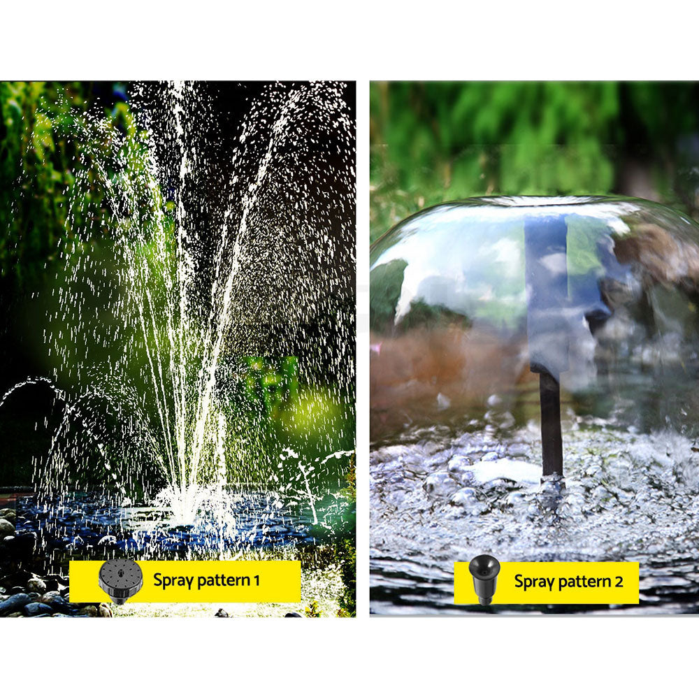 Fountain & Ponds Accessories: Gardeon Solar Pond Pump Submersible Water Fountain Kit 9.8FT