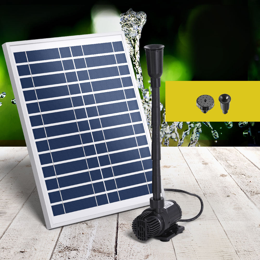 Fountain & Ponds Accessories: Gardeon Solar Pond Pump Submersible Water Fountain Kit 9.8FT