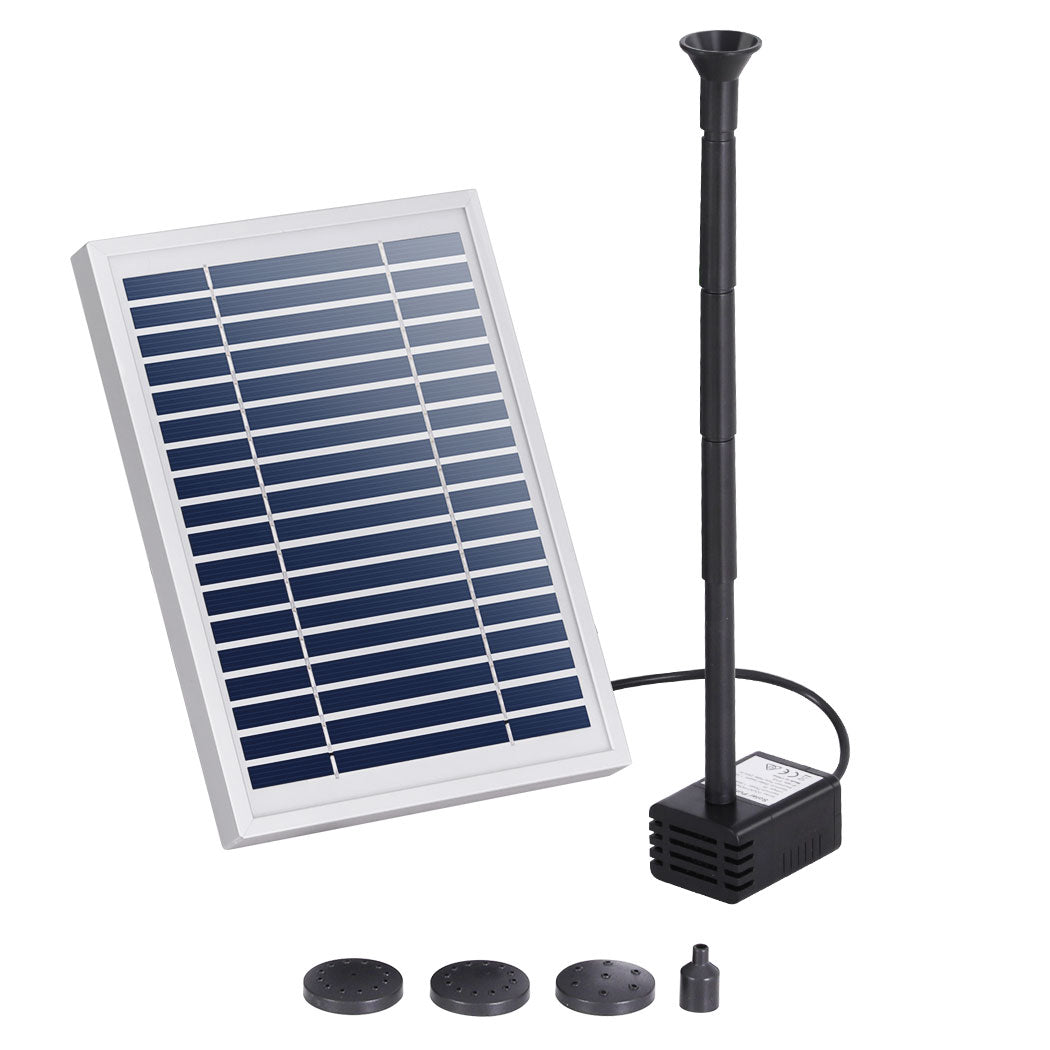 Fountain & Ponds Accessories: Gardeon Solar Pond Pump Submersible Water Fountain Kit 4.4FT