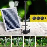 Fountain & Ponds Accessories: Gardeon Solar Pond Pump Submersible Water Fountain Kit 4.4FT
