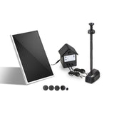 Fountain & Ponds Accessories: Gardeon Solar Pond Pump Submersible Water Fountain with Battery Kit LED Lights 4FT