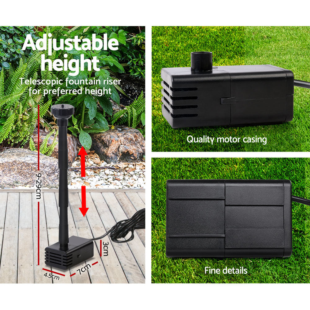 Fountain & Ponds Accessories: Gardeon Solar Pond Pump 4.6FT
