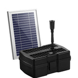 Fountain & Ponds Accessories: Gardeon Solar Pond Pump with Filter Box 4.6FT