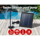 Fountain & Ponds Accessories: Gardeon Solar Pond Pump Submersible Water Fountain Kit 6.1FT