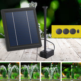 Fountain & Ponds Accessories: Gardeon Solar Pond Pump Submersible Water Fountain Kit 6.1FT