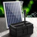 Fountain & Ponds Accessories: Gardeon Solar Pond Pump Water Fountain Filter Box Submersible Outdoor Pool 6.6FT