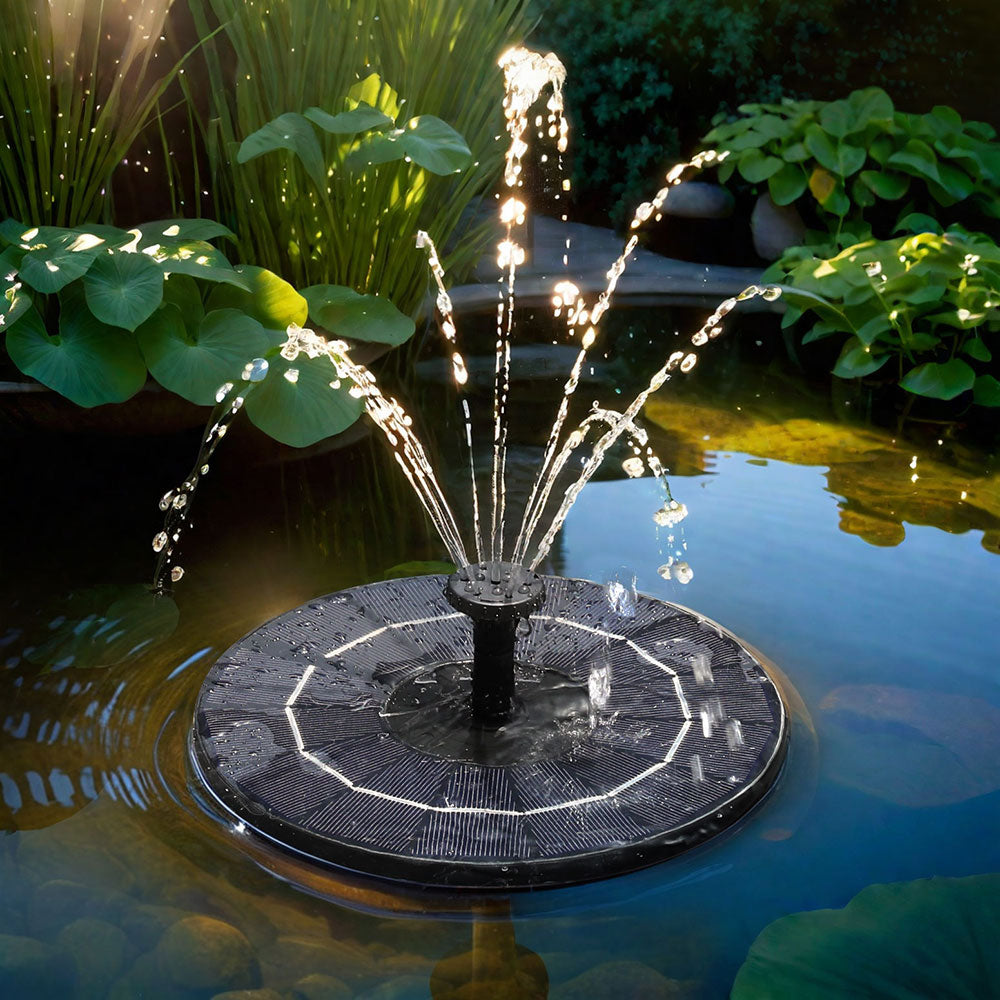Fountains & Ponds: Gardeon Floating Solar Pond Water Fountain Pump Submersible Fountains 250L/H