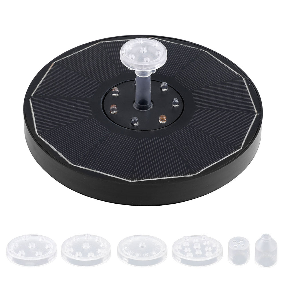 Fountains & Ponds: Gardeon Floating Solar Pond Water Fountain Pump Outdoor Fountains LED Light