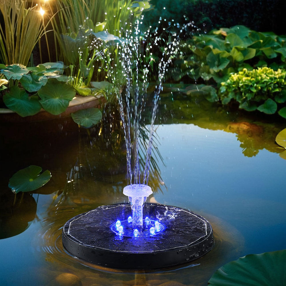 Fountains & Ponds: Gardeon Floating Solar Pond Water Fountain Pump Outdoor Fountains LED Light