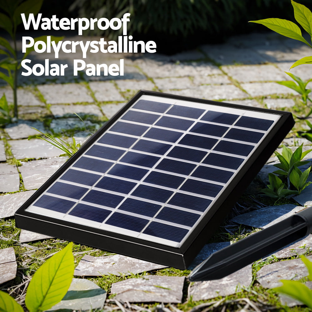 Fountain & Ponds Accessories: Gardeon Solar Fountain Water Feature Wall Mount Garden Fountains 80CM Grey