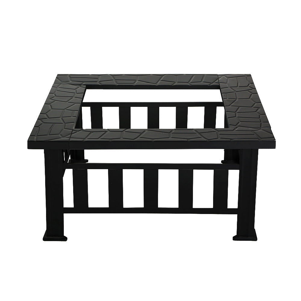 BBQ Tools: Grillz Fire Pit BBQ Grill 2-In-1 Table