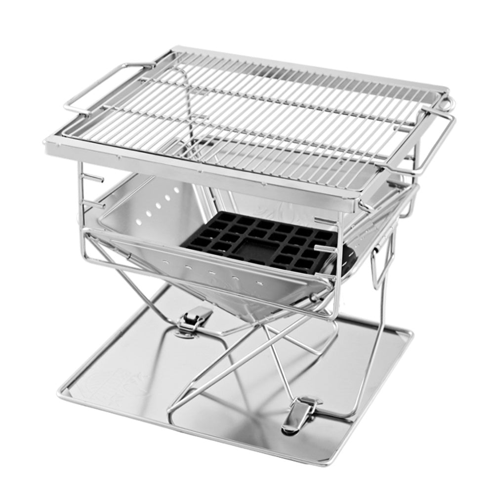 BBQ Tools: Grillz Fire Pit BBQ Grill with Carry Bag Camping