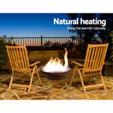 Fire Pits: Grillz Fire Pit Bowl Cast Iron Rustic 70cm