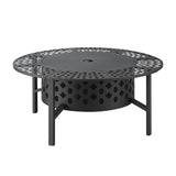 Fire Pits: Grillz Fire Pit BBQ Charcoal Smoker Portable Mesh Pits Outdoor Camping Fireplace