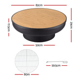 Grillz Fire Pit Table with Lid Deep Fire Bowl Wood Burning BBQ Grill for Backyard Camping Patio Picnic