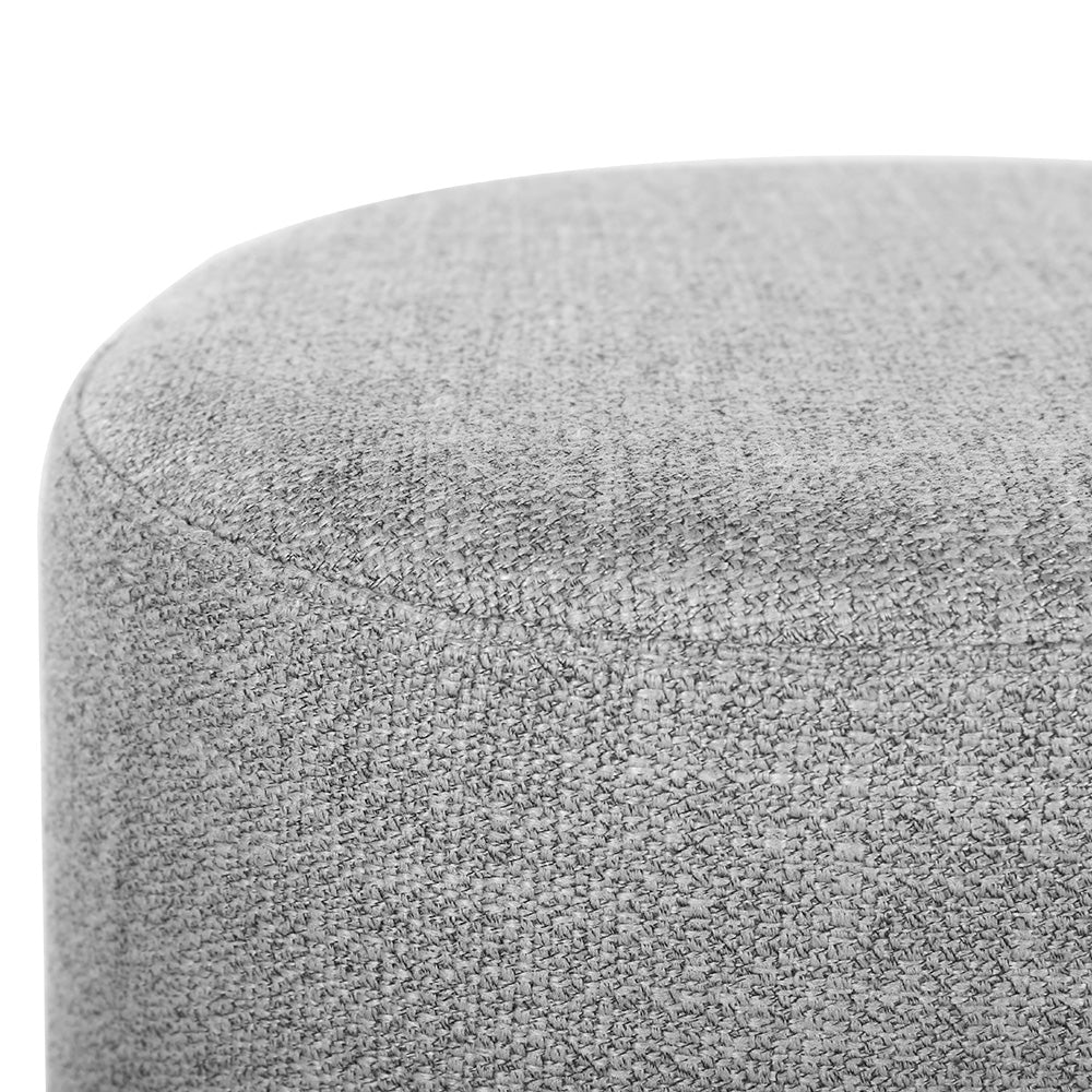 Ottomans & Footstools: Artiss Ottoman Foot Stool Square Linen Grey