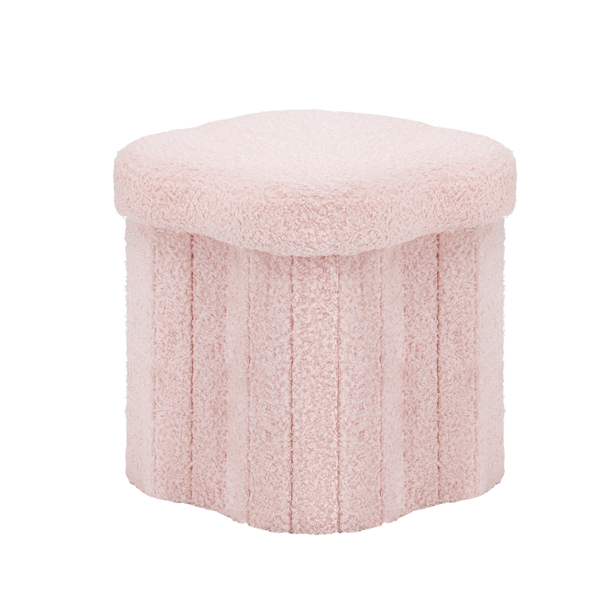 Ottomans & Footstools: Artiss Storage Ottoman Foot Stool Foldable Pink