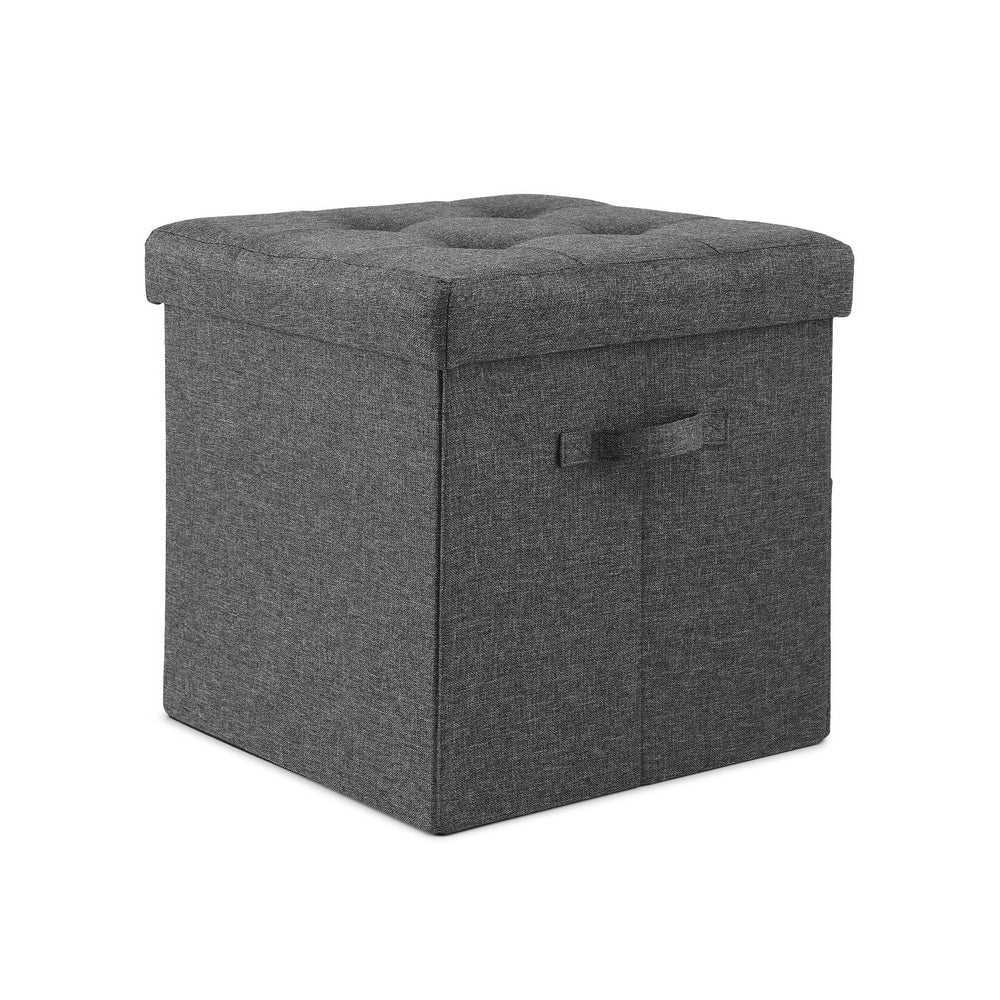 Ottomans & Footstools: Artiss Storage Ottoman Rest Foot Stool Foldable