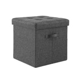 98765-Artiss Storage Ottoman Rest Foot Stool Foldable