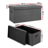 Ottomans & Footstools: Artiss Storage Ottoman Foot Stool Rest Foldable