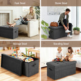 Ottomans & Footstools: Artiss Storage Ottoman Foot Stool Rest Foldable