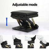 Massage Chairs: Artiss Foot Rest Stool Office Under Desk Fold Footrest Massage Cushion Pad Black