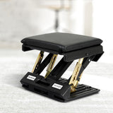 Massage Chairs: Artiss Foot Rest Stool Office Under Desk Fold Footrest Massage Cushion Pad Black