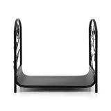 Gardening Accessories: Gardeon Firewood Rack 48cm Wood Rack Firewood Storage Indoor Outdoor Black