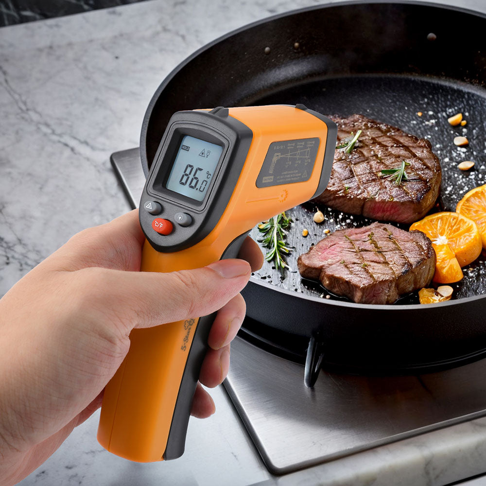 Speciality Appliances: 5-star Chef Laser Infrared Thermometer Food Digital Temperature Gun Smoker Pizza BBQ