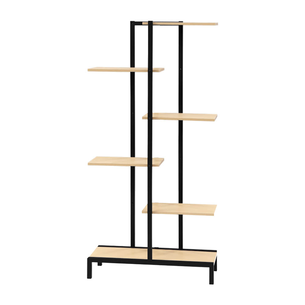 Pots, Planters & Accessories: Artiss Plant Stand 6 Tier Metal Zigzag Flower Pot Shelf