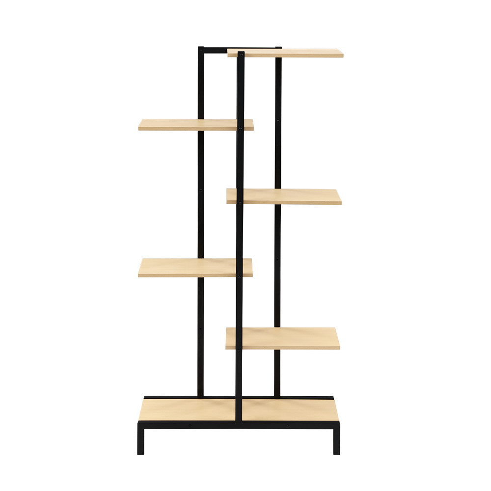 Pots, Planters & Accessories: Artiss Plant Stand 6 Tier Metal Zigzag Flower Pot Shelf