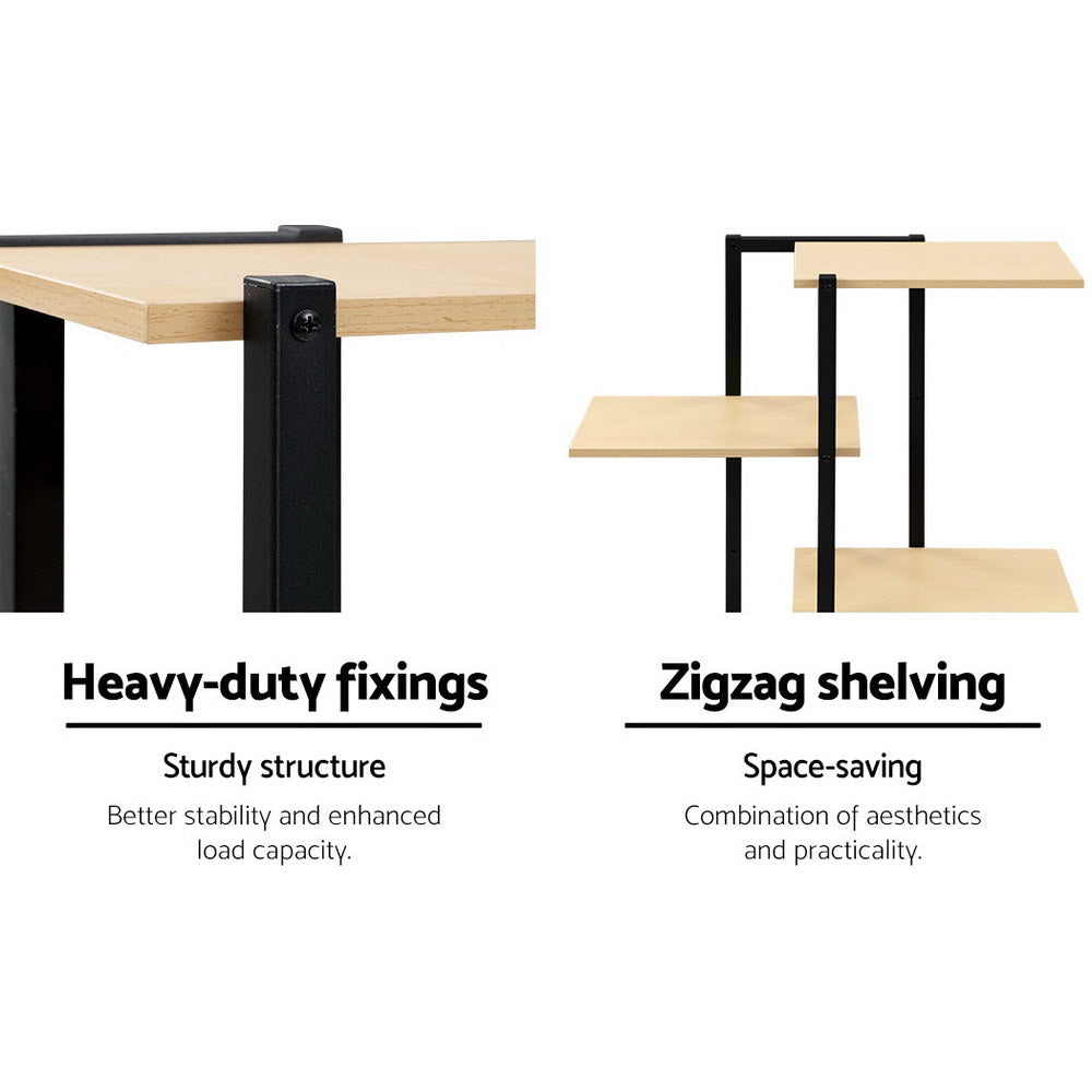 Pots, Planters & Accessories: Artiss Plant Stand 6 Tier Metal Zigzag Flower Pot Shelf
