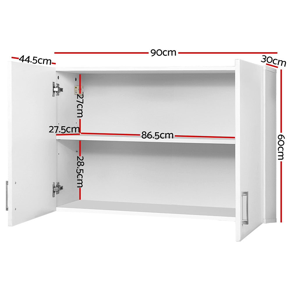 Bathroom Cabinets, Cupboards & Storage: Cefito Bathroom Storage Cabinets 900mm Wall Mounted Medicine Cabinet Cupboard