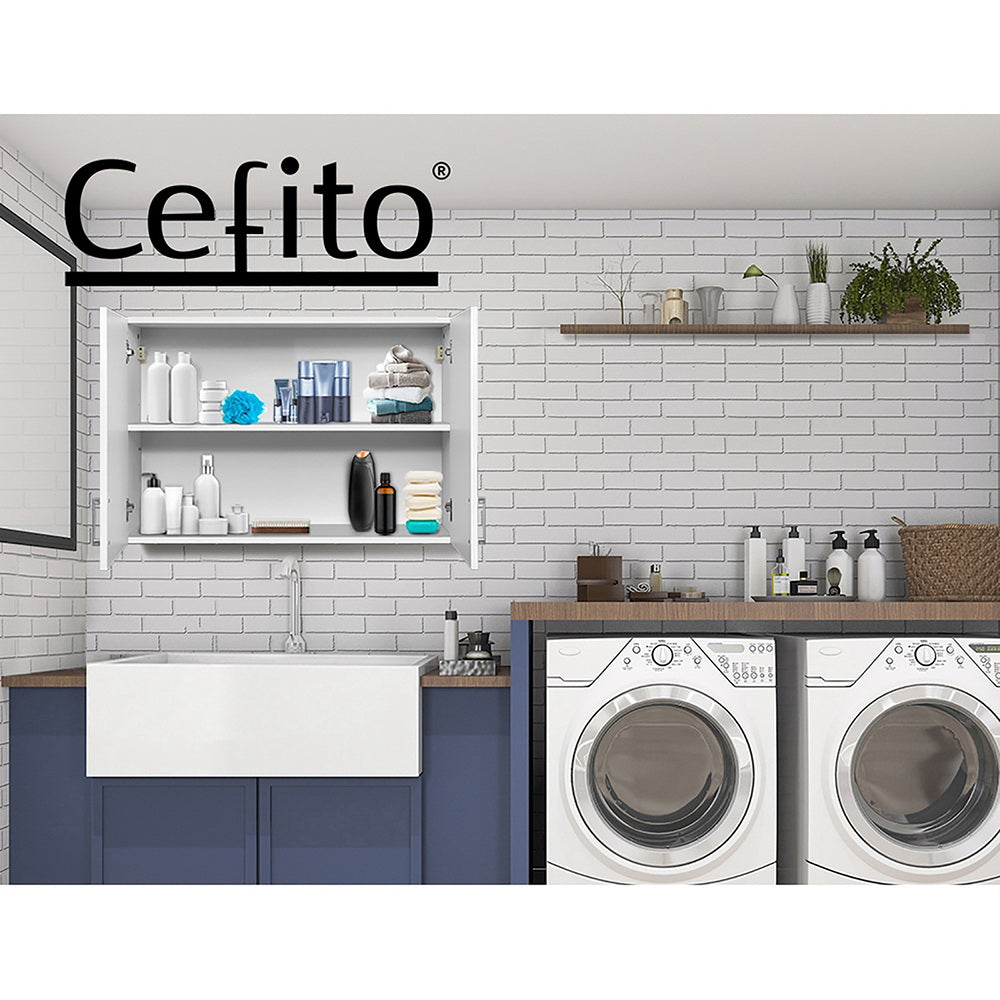 Bathroom Cabinets, Cupboards & Storage: Cefito Bathroom Storage Cabinets 900mm Wall Mounted Medicine Cabinet Cupboard